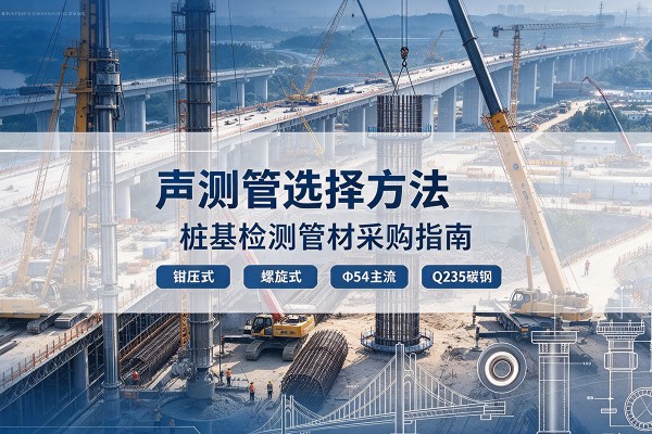 金寨声测管选型标准