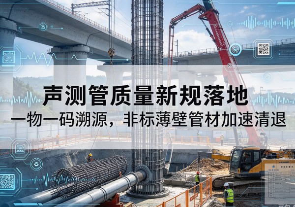 金寨声测管质量新规落地，一物一码溯源，非标薄壁管材加速清退