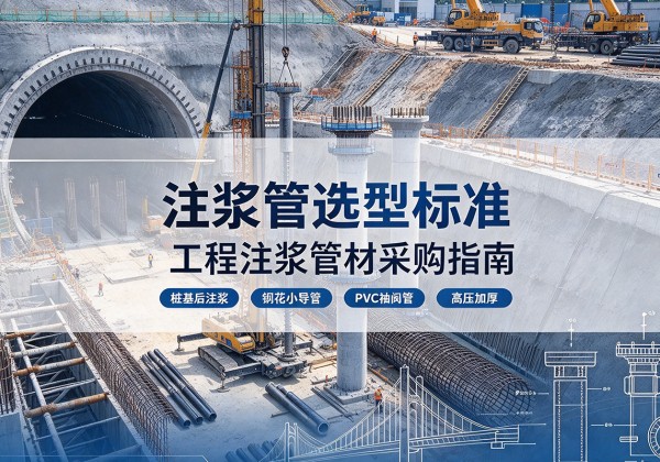 金寨注浆管选型标准